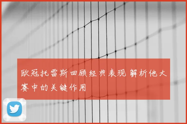 欧冠托雷斯回顾经典表现 解析他大赛中的关键作用